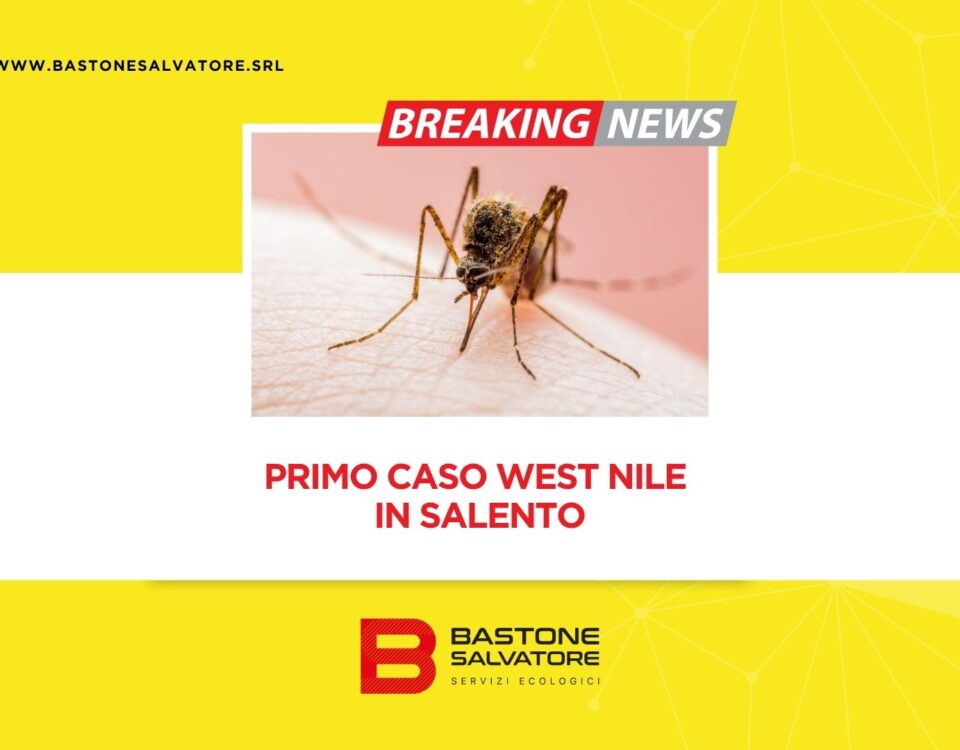 PRIMO CASO WEST NILE IN SALENTO BASTONE SALVATORE DISINFESTAZIONE